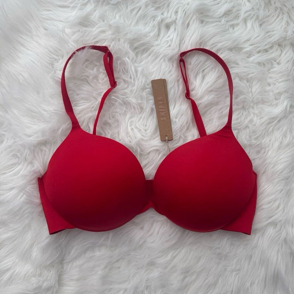 Skims Ultimate Pushup Plunge Bra Cayenne Size 32D